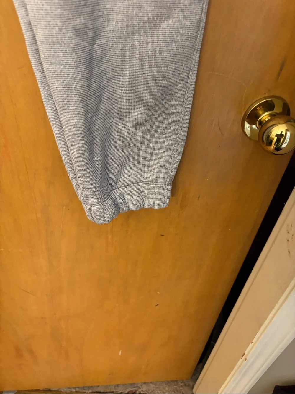 Under Armour Men’s Light Gray Jogger Sweatpants with Black Waistband - Picture 2 of 7